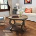 Christopher Knight Home Althea Faux Wood Circular Coffee Table Nature