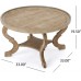 Christopher Knight Home Althea Faux Wood Circular Coffee Table Nature