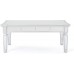 Christopher Knight Home Solanna Mirror Finished Faux Wood Coffee Table Clear Mirror White