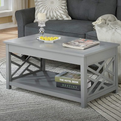 Coventry 36 W Wood Coffee Table Gray