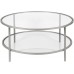 Henn&Hart Round coffee table Silver