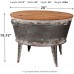 Signature Design by Ashley Shellmond Rustic Distressed Metal Accent Cocktail Table with Lift Top 20 Gray