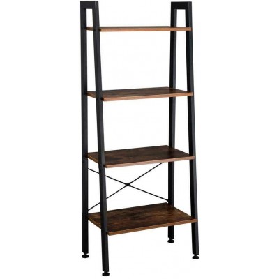 4 Layer Ladder Holder Vintage Bookshelf Storage Rack Shelf Home Office Decor Mikalo Ladder Shelf Decorative Ladder Decorative Shelves