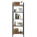 5 Tiers Industrial Ladder Shelf Bookshelf Storage Rack Organizer Institu Ladder Shelf Decorative Ladder Decorative Shelves
