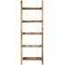 OUSEE Ladder Shelf Brown 29.5x14.6x80.7 Solid Mango Wood