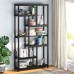 Tribesigns 79 Inch Bookshelf Tall Bookcase with 10-Open Shelf Book Shelf Storage Shelves for Bedroom Living Room and Home Office Black