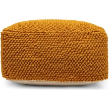 Christopher Knight Home Stene Pouf Yellow