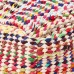 Marcela Hand Woven Fabric Pouf Ecru