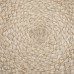 SIMPLIHOME Edgeley Round Pouf Footstool Upholstered in Grey Natural Woven Braided Jute and Cotton for the Living Room Bedroom and Kids Room Boho Contemporary Modern