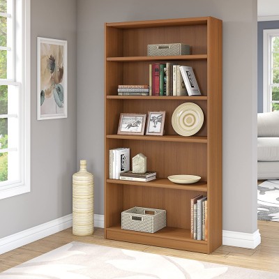 Bush Furniture Universal 5 Shelf Bookcase in Royal Oak WL12446-03