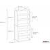 ClosetMaid 13505 Decorative 6-Shelf Premium Hutch Bookcase White