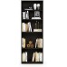FURINNO JAYA Simply Home 5-Shelf Bookcase 5-Tier Espresso