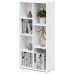 Furinno Luder Bookcase Book Storage 7-Cube White