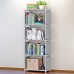 Practical Book Rack Bookcase BookStorage Large Storage for Bedroom Living Room for Home OfficeGray