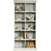 Sauder Barrister Lane Bookcase L: 35.55 x W: 13.5 x H: 75.04 White Plank