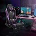 AA Products Gaming Chair High Back Ergonomic Computer Racing Chair Adjustable Gamer Chair with Footrest Lumbar Support Swivel Chair – BlackPurple