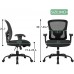 Big and Tall Office Chair 400lbs Desk Chair Mesh Computer Chair with Lumbar Support Wide Seat Adjust Arms Rolling Swivel High Back Task Executive Ergonomic Chair for Home Office Black