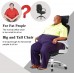 Big and Tall Office Chair 500lbs Wide Seat Executive Desk Chair with Lumbar Support Flip UP Arms Headrest High Back Computer Chair Ergonomic Mesh Chair for Heavy People Black