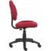 Boss Office Products Perfect Posture Delux Fabric Task Chair without Arms in Burgundy