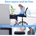 Ergonomic Desk Chair Mid Back Mesh Chair Height Adjustable Office Chair Home Office Chair Modern Task Computer Chair No Armrest Executive Rolling Swivel Chair with Casters Black
