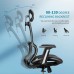 Ergonomic Office Chair mfavour Office Chair Mesh with 3D Armrest Lumbar Support Adjustable Headrest Home Ergonomic Chair Breathable Mesh Seat for Study Work and Gaming
