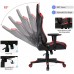 Gaming Chair for Adults Acethrone Reclining Ergonomic Video Gaming Chair Big and Tall High Back Armrest Adjustable Office Computer Chair with Headrest Black Black Red
