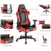 GTRACING Gaming Chair Racing Office Computer Ergonomic Video Game Chair Backrest and Seat Height Adjustable Swivel Recliner with Headrest and Lumbar Pillow Esports Chair,Red