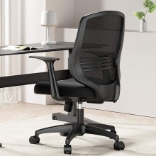 Hbada Home Desk Chair Mesh Office Chair with Arms and Adjustable Height Black
