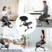 Himimi Kneeling Chair Ergonomic for Office Height Adjustable Stool with Thick Foam Cushions for Home and Office Improve Posture to Relieve Neck & Back Pain New Upgraded Pneumatic Pump