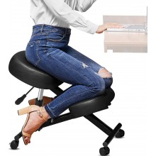 Himimi Kneeling Chair Ergonomic for Office Height Adjustable Stool with Thick Foam Cushions for Home and Office Improve Posture to Relieve Neck & Back Pain New Upgraded Pneumatic Pump