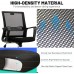 Home Office Desk Chair Ergonomic Mesh Computer Chair Mid Back Rolling Swivel Adjustable Task Chair with Armrests