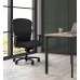 HON Wave Mesh Big and Tall Executive Chair | Knee-Tilt | Adjustable Arms | Black Fabric Seat | HVL705 Model