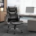 Office Chair Big & Tall High Back Home Office Desk Chair with Flip-up Armrests Leather Executive Computer Chair Ergonomic Design for Heavy People