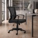 Office Chair Home Office Desk Chair Mid Back Mesh Desk Chair Ergonomic Lumbar Support Computer Chair Swivel Rolling Task Chair with Armrest Black