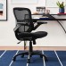 Office Star Mesh Back & Seat 2-to-1 Synchro & Lumbar Support Managers Chair Black