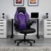 OFM ESS Collection High-Back Racing Style Bonded Leather Gaming Chair in Purple ESS-3086-PUR