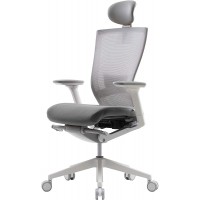 SIDIZ T50 Home Office Desk Chair : Ergonomic Office Chair Adjustable Headrest 2-Way Lumbar Support 3-Way Armrests Forward Tilt Adjustment Adjustable Seat Depth, Ventilated Mesh Back