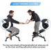 Yaheetech Adjustable Work Desk Stool Ergonomic Home Office Kneeling Chair for Standing Desk with Thick Cushion Pad & Flexible Seating Rolling Casters