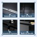 2 Drawer Lateral File Cabinet Metal Black 36 Lateral Filing Cabinet with Lock for Legal and Letter Size Lockable Steel Office File Cabinets with 4 Adjustable Hanging Bars and 2 Keys Metal Fame