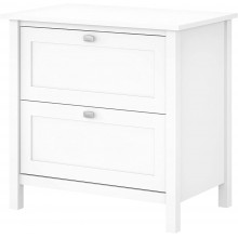 Bush Furniture Broadview 2 Drawer Lateral File Cabinet 31W Pure White