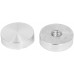 Aexit Table Glass Home Office Furniture Round Aluminum Disc Silver Tone M10 Female Thread 30mm Home Office Furniture Sets Dia 6pcs