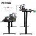 OUTFINE Height Adjustable Standing Desk Electric Dual Motor Home Office Stand Up Computer Workstation Black 55