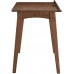 Union 5 Home Walnut Finish Writing Desk and Chair Set