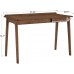 Union 5 Home Walnut Finish Writing Desk and Chair Set