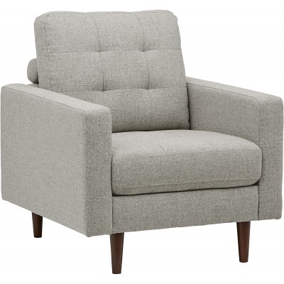 Brand – Rivet Cove Mid-Century Modern Tufted Living Room Accent Chair 32.7W Light Grey