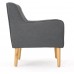 Christopher Knight Home Felicity Mid-Century Fabric Arm Chair Charcoal