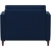 Lifestyle Solutions Lexington Armchair 39.8 W x 31.1 D x 33.5 H Navy Blue