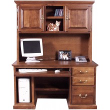 Forest Designs Traditional Hutch for 1062: 56w x 42H x 13D No Desk 56w Hutch Unfinished Alder
