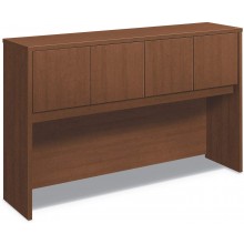 HON LM60HUTF Foundation Hutch with Doors Compartment 60w x 14.63d x 37.13h Shaker Cherry