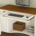 Bush Furniture Fairview Computer Desk with Hutch and Drawers Antique White